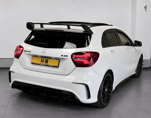 Mercedes-Benz A Class 2.0 A45 Amg Hatchback Spds Dct 4Matic E HF66NLP White #2