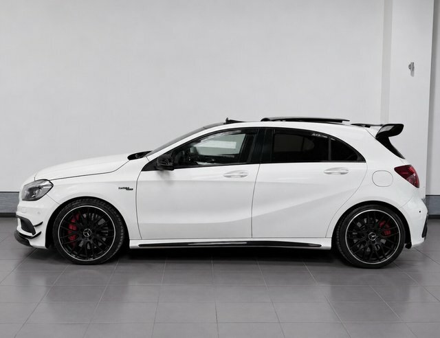 Mercedes-Benz A Class 2.0 A45 Amg Hatchback Spds Dct 4Matic E HF66NLP White #4