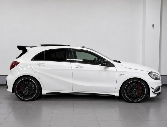 Mercedes-Benz A Class 2.0 A45 Amg Hatchback Spds Dct 4Matic E HF66NLP White #3