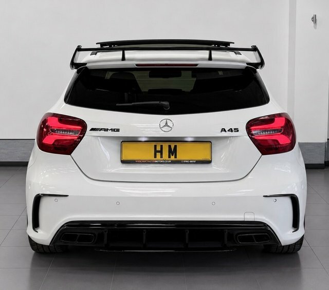 Mercedes-Benz A Class 2.0 A45 Amg Hatchback Spds Dct 4Matic E HF66NLP White #6