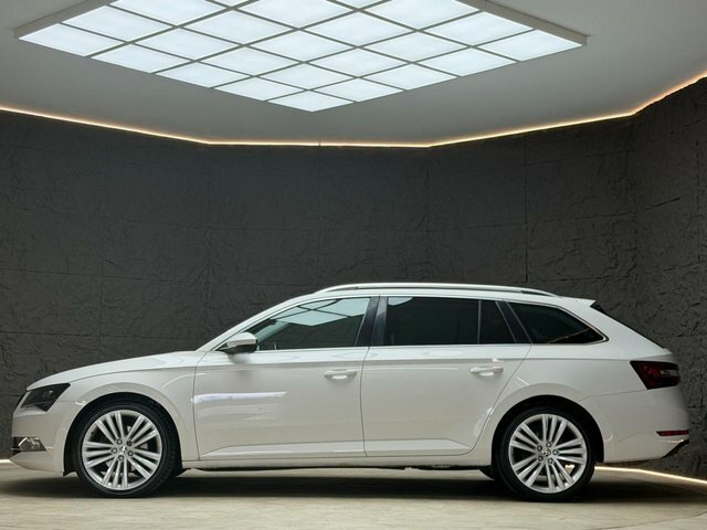 Skoda Superb Estate MF66OTX White #4