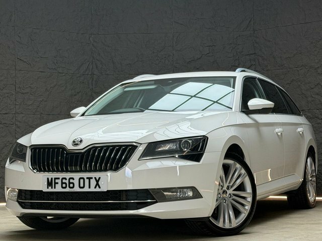 Skoda Superb Estate MF66OTX White