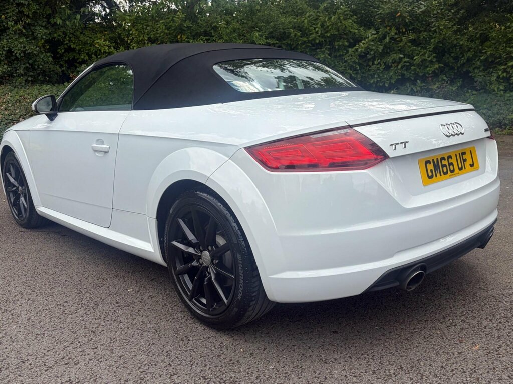 Audi TT 2.0 Tfsi Sport Roadster S Tronic Quattro Euro 6 S GM66UFJ White #5