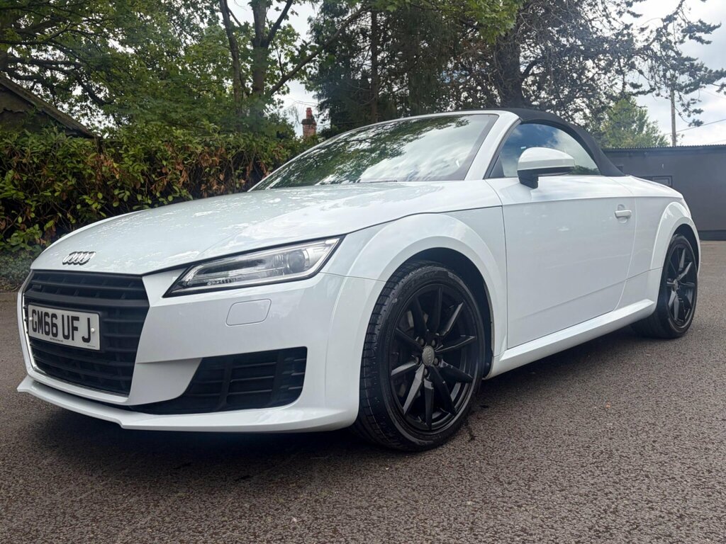 Audi TT 2.0 Tfsi Sport Roadster S Tronic Quattro Euro 6 S GM66UFJ White #4