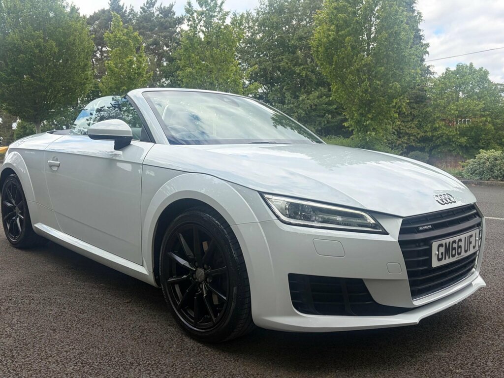 Audi TT 2.0 Tfsi Sport Roadster S Tronic Quattro Euro 6 S GM66UFJ White