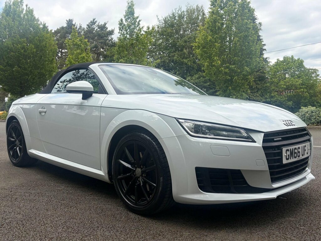 Audi TT 2.0 Tfsi Sport Roadster S Tronic Quattro Euro 6 S GM66UFJ White #2