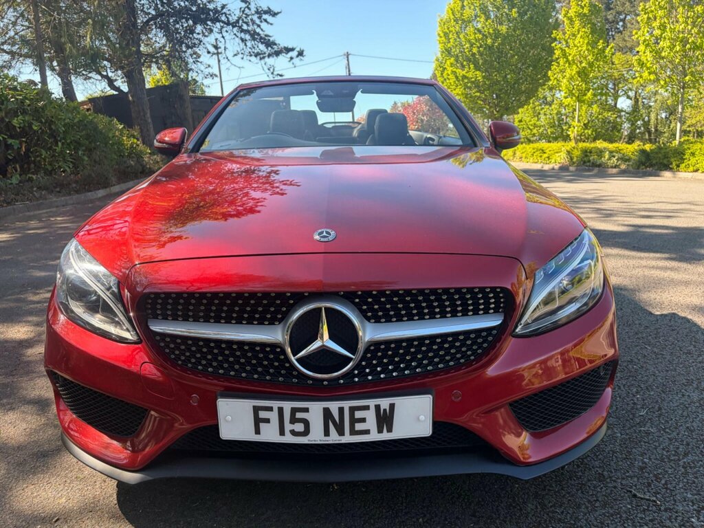 Mercedes-Benz C Class 2.0 C200 Amg Line Cabriolet G-tronic Euro 6 Ss Red #6