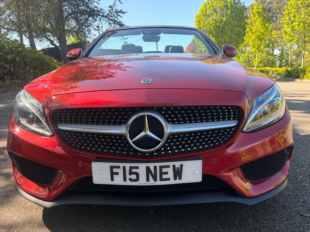 Mercedes-Benz C Class 2.0 C200 Amg Line Cabriolet G-tronic Euro 6 Ss Red #5