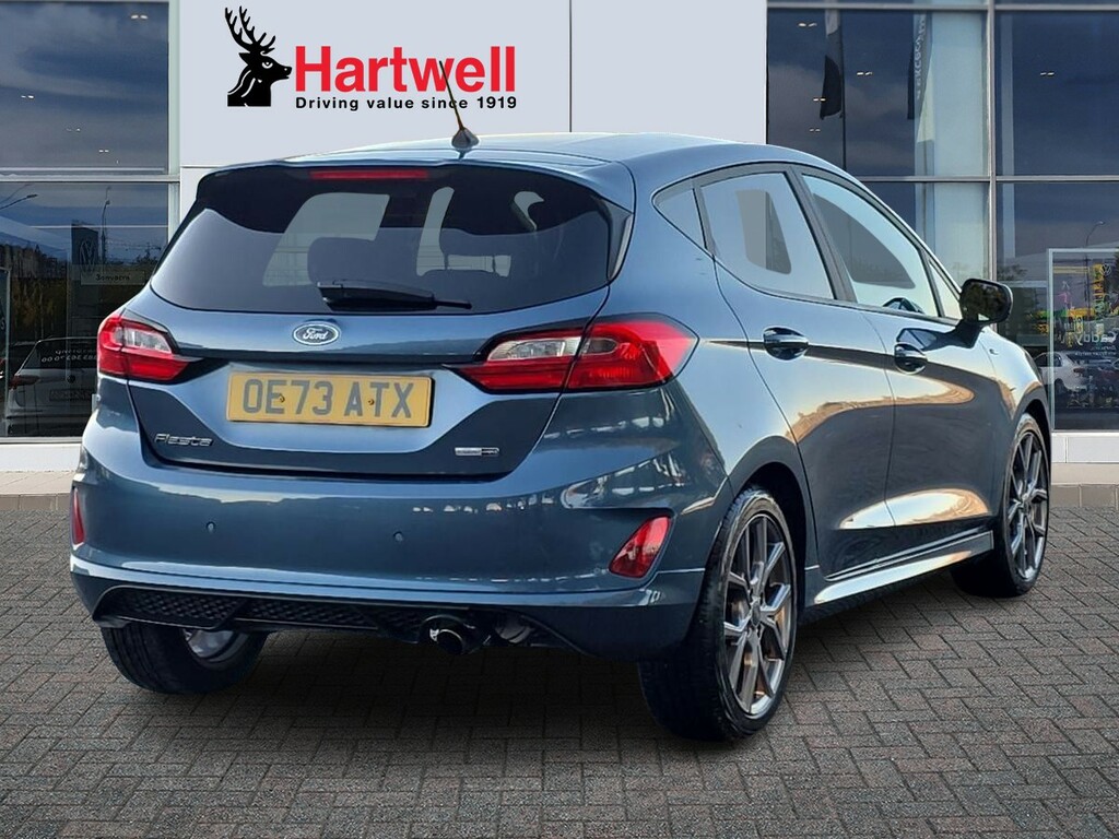 Ford Fiesta 1.0T Ecoboost Mhev St-line Hatchback Hy OE73ATX Blue #3