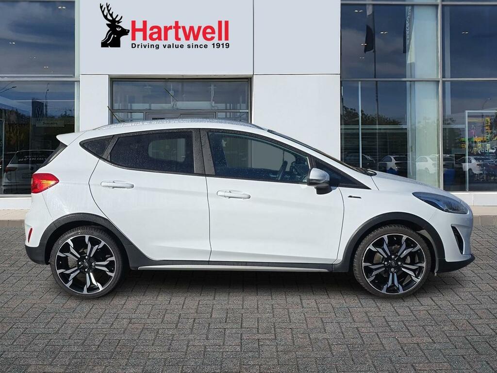 Ford Fiesta 1.0T Ecoboost Mhev Active X Edition Hatchback FV21GGO White #2