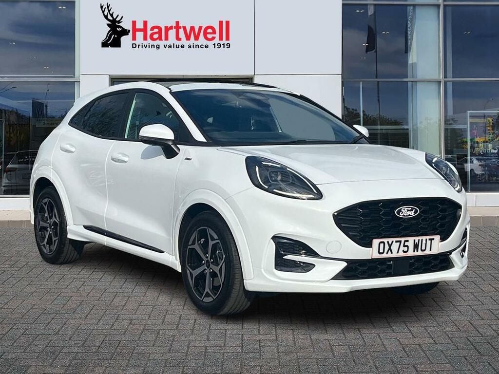 Ford Puma 1.0T Ecoboost Mhev St-line Suv Hybrid M White