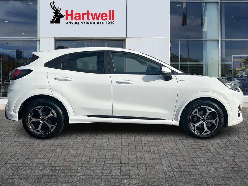 Ford Puma 1.0T Ecoboost Mhev St-line Suv Hybrid M OX75WUT White #2