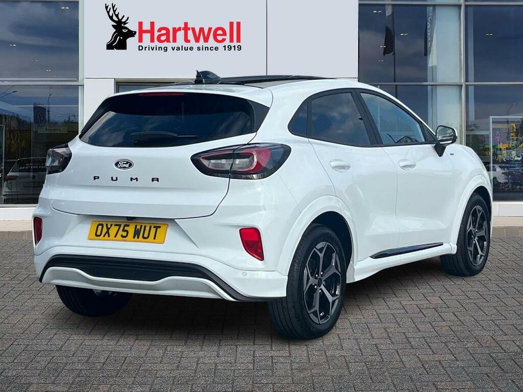 Ford Puma 1.0T Ecoboost Mhev St-line Suv Hybrid M OX75WUT White #3