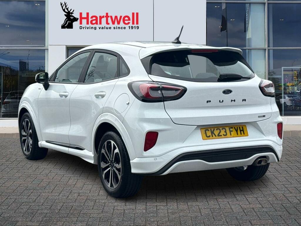 Ford Puma 1.0T Ecoboost Mhev St-line Suv Hybrid D CK23FYH White #5