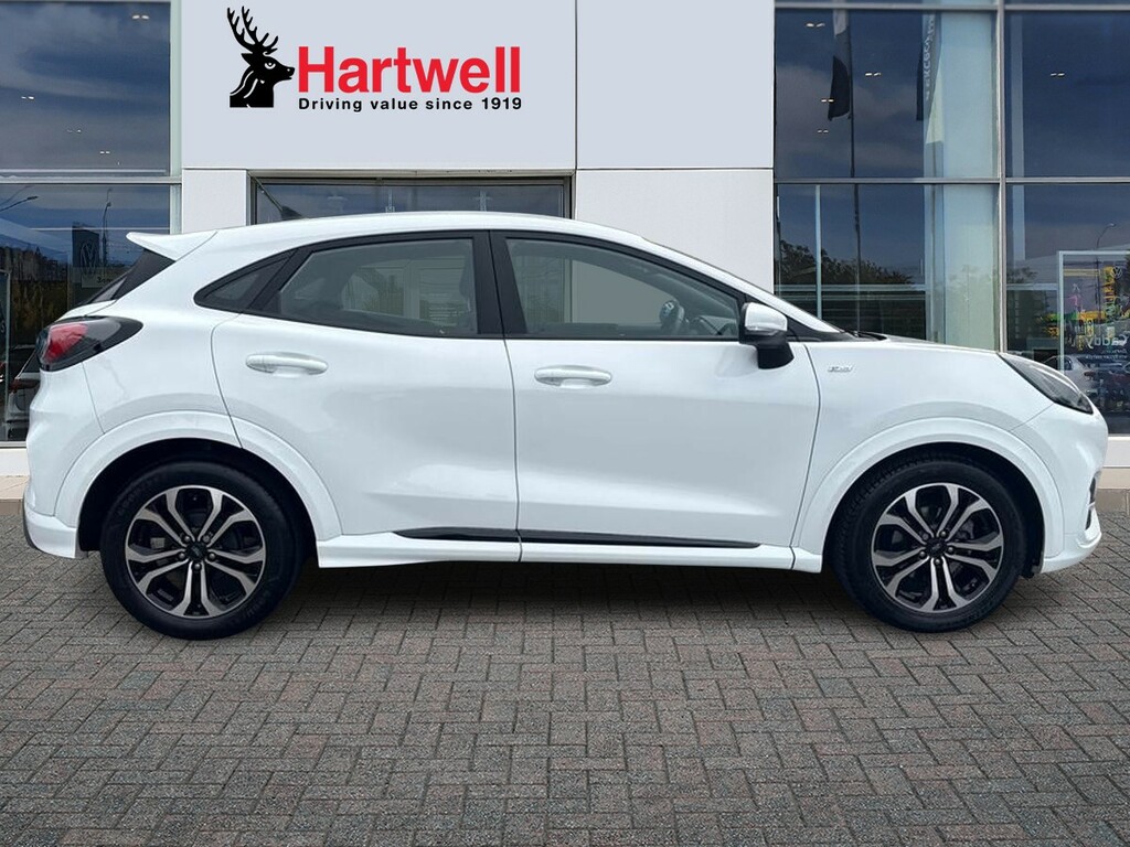Ford Puma 1.0T Ecoboost Mhev St-line Suv Hybrid D CK23FYH White #2