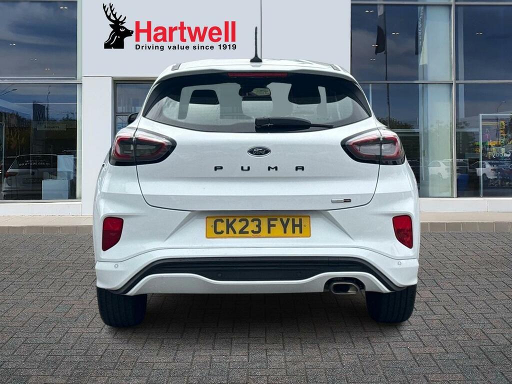 Ford Puma 1.0T Ecoboost Mhev St-line Suv Hybrid D CK23FYH White #4