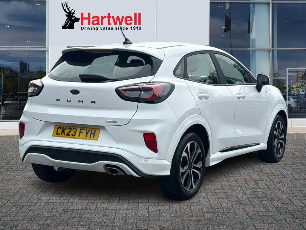 Ford Puma 1.0T Ecoboost Mhev St-line Suv Hybrid D CK23FYH White #3
