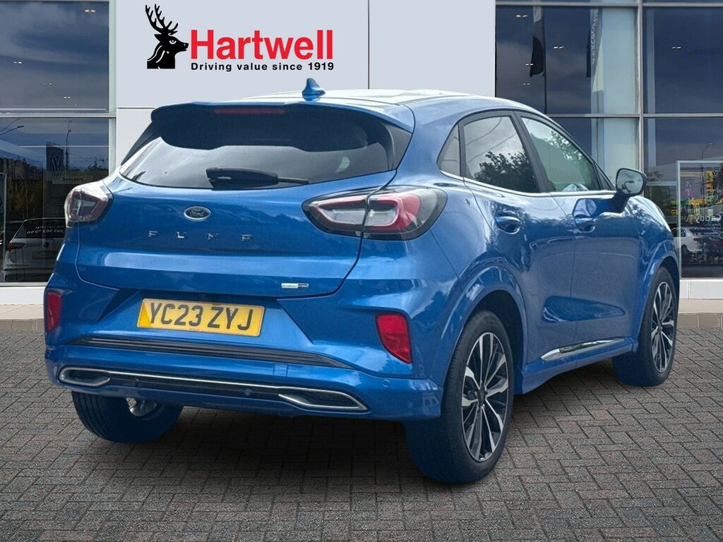 Ford Puma 1.0T Ecoboost Mhev St-line Vignale Suv YC23ZYJ Blue #3