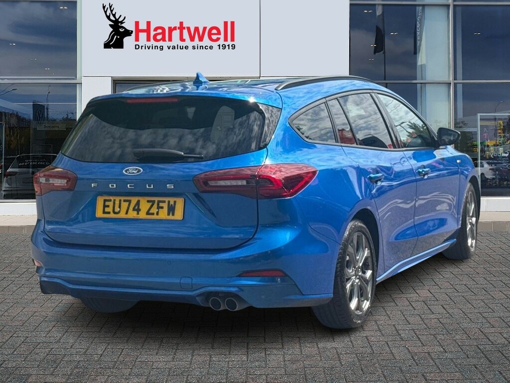 Ford Focus 1.0T Ecoboost Mhev St-line Estate Hybri EU74ZFW Blue #3