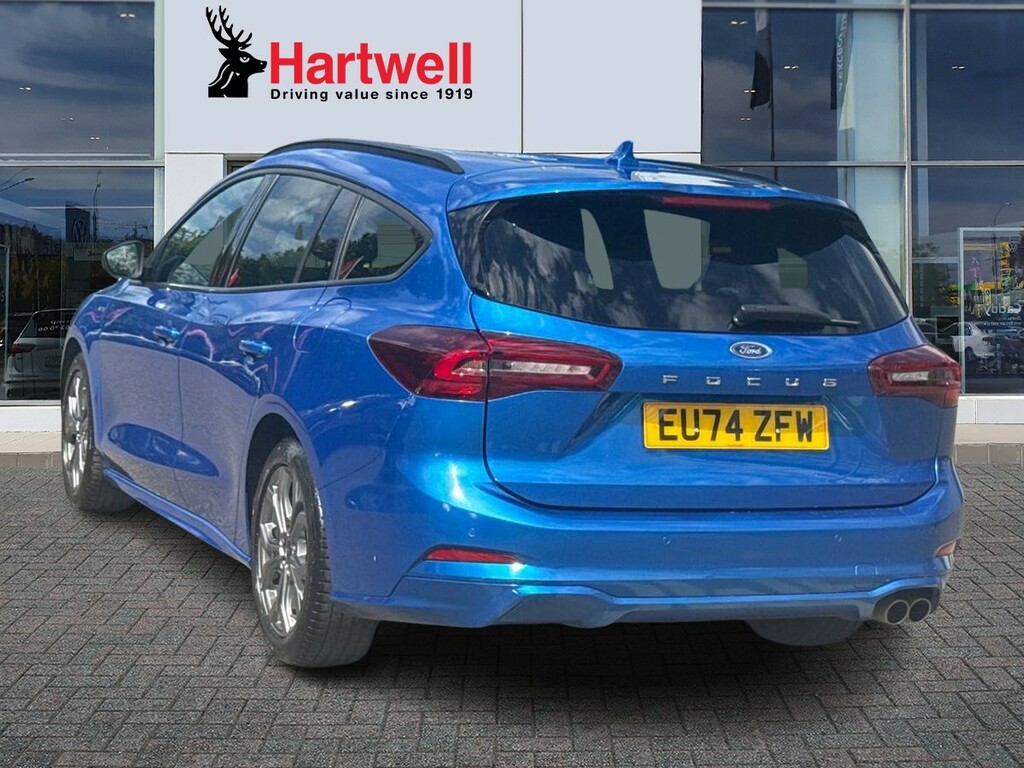 Ford Focus 1.0T Ecoboost Mhev St-line Estate Hybri EU74ZFW Blue #5