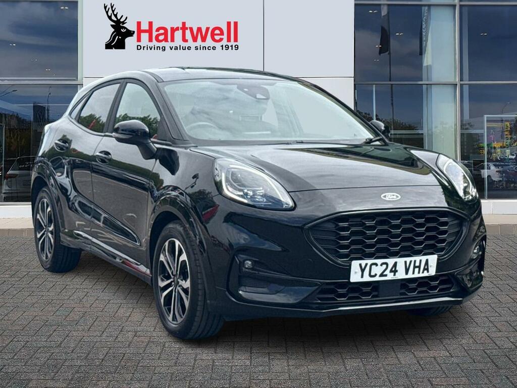 Ford Puma 1.0T Ecoboost Mhev St-line Suv Hybrid M YC24VHA Black