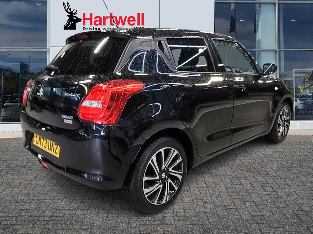 Suzuki Swift 1.2 Dualjet Mhev Sz-l Hatchback Hybrid LN73UNZ Black #3