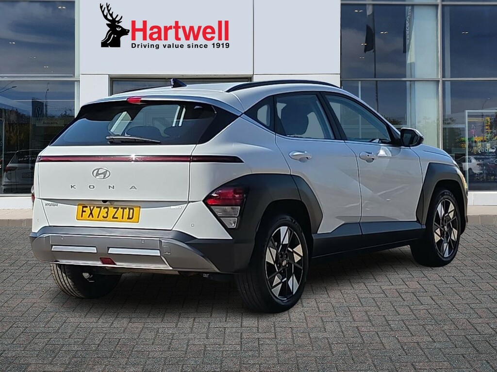 Hyundai Kona 1.6 H-gdi Advance Suv Hybrid Dct Euro 6 FX73ZTD White #3