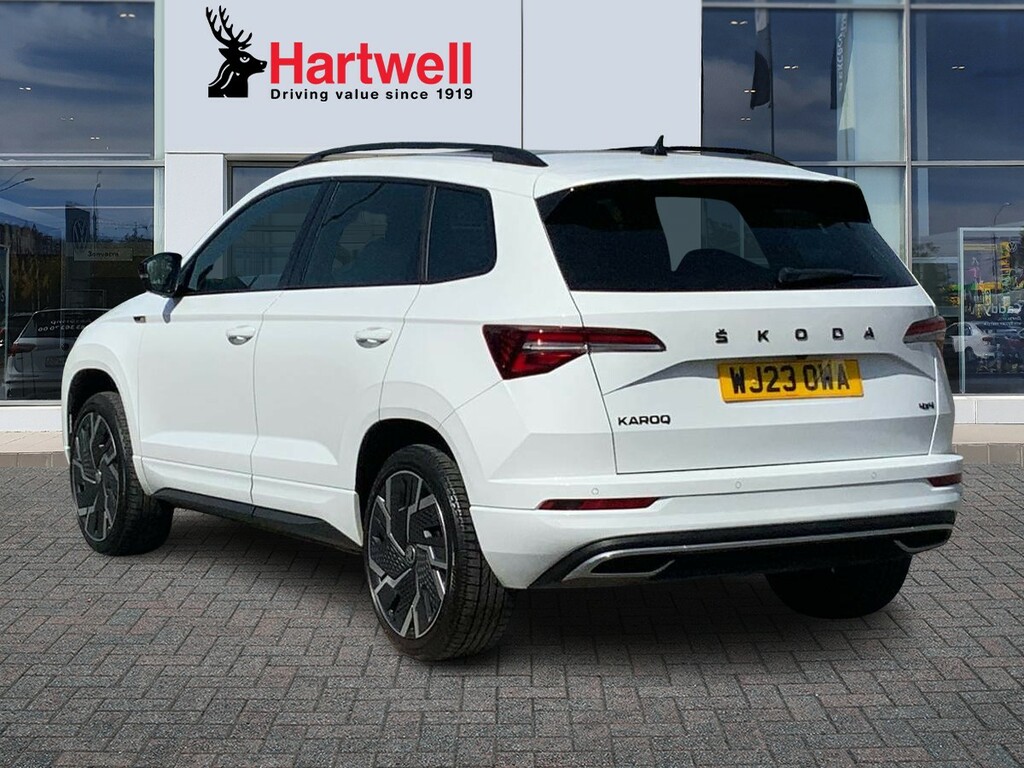 Skoda Karoq 2.0 Tsi Sportline Suv Dsg 4Wd Euro 6 S White #5