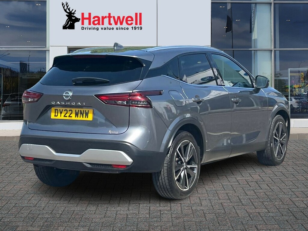 Nissan Qashqai 1.3 Dig-t Mhev Tekna Suv Hybrid Xtron E DY22WNW Silver #3