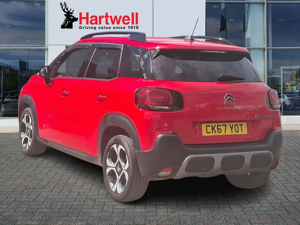 Citroen C3 Aircross 1.2 Puretech Flair Suv Eat6 Euro 6 Ss CK67YOT Red #5