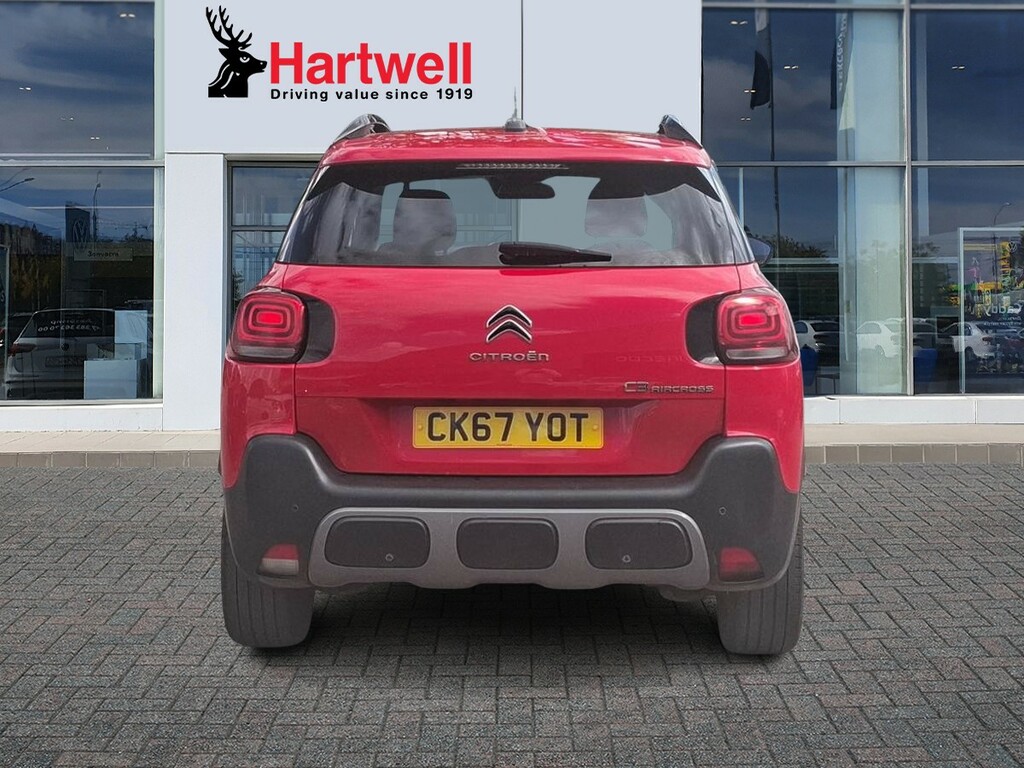 Citroen C3 Aircross 1.2 Puretech Flair Suv Eat6 Euro 6 Ss CK67YOT Red #4