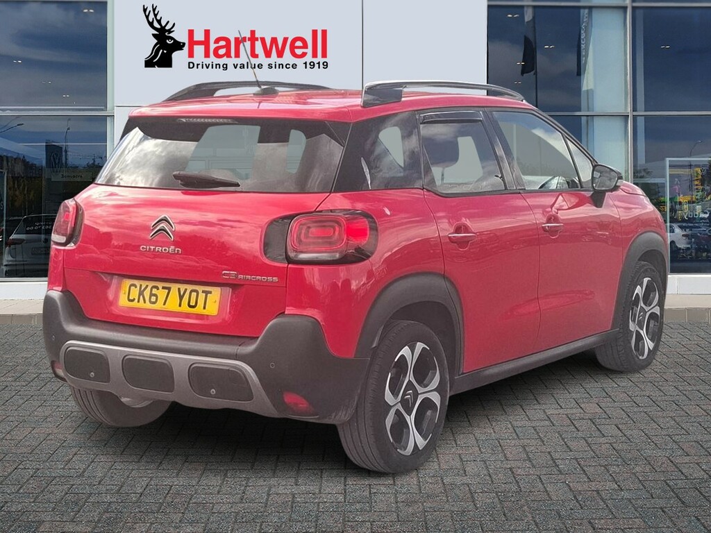 Citroen C3 Aircross 1.2 Puretech Flair Suv Eat6 Euro 6 Ss CK67YOT Red #3