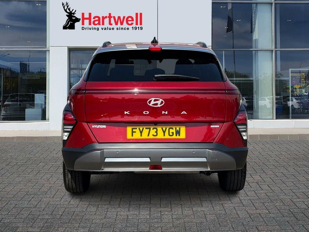 Hyundai Kona 1.6 H-gdi Ultimate Suv Hybrid Dct Euro FY73YGW Red #4