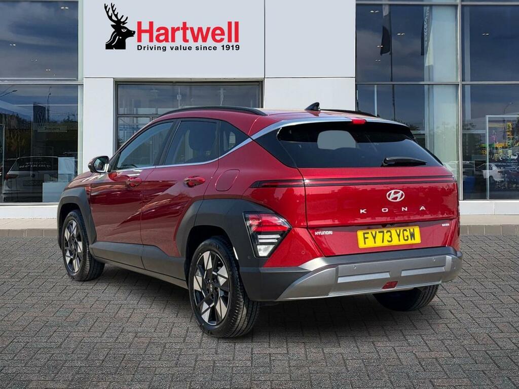 Hyundai Kona 1.6 H-gdi Ultimate Suv Hybrid Dct Euro FY73YGW Red #5