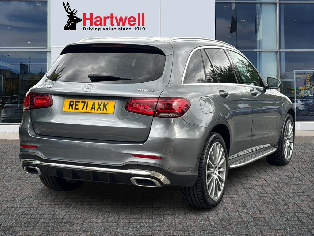 Mercedes-Benz GLC Class 2.0 Glc300h Mhev Amg Line Premium Suv RE71AXK Grey #3