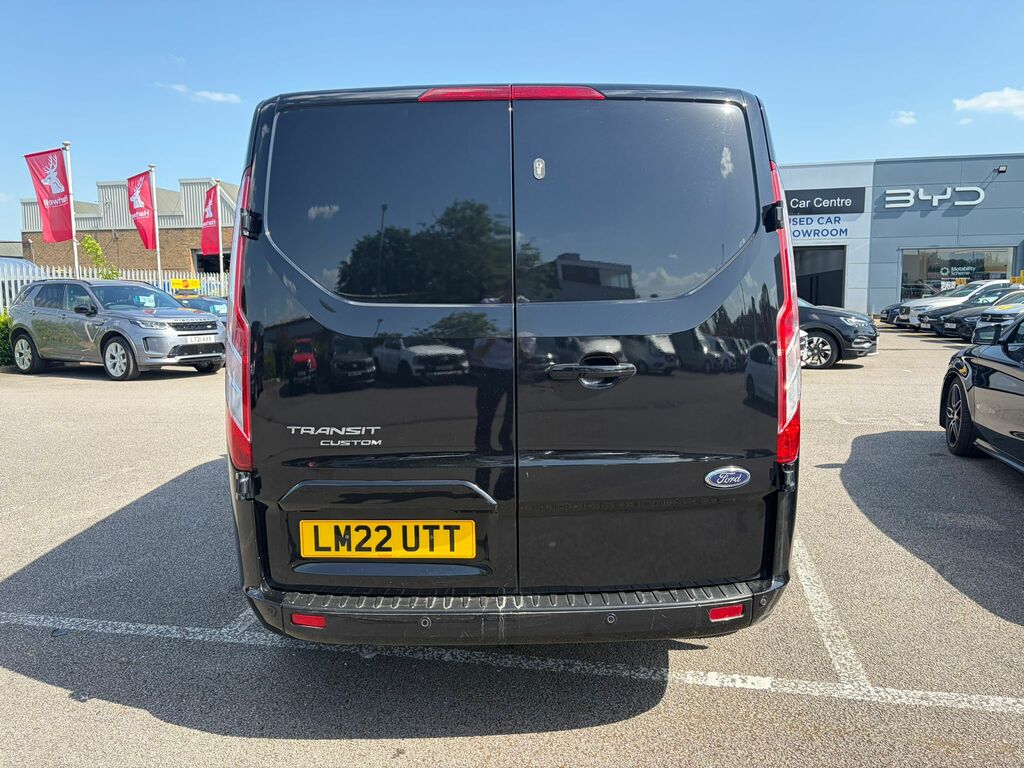 Ford Transit Custom 2.0 280 Ecoblue Limited Panel Van Manua LM22UTT Black #6
