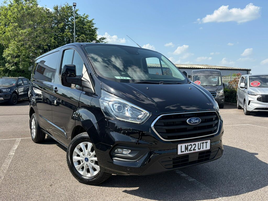 Ford Transit Custom 2.0 280 Ecoblue Limited Panel Van Manua Black