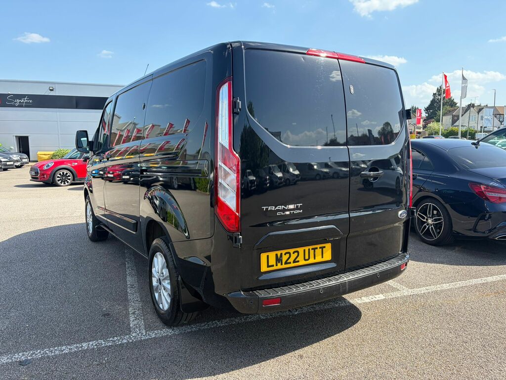 Ford Transit Custom 2.0 280 Ecoblue Limited Panel Van Manua LM22UTT Black #5