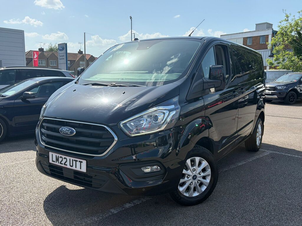 Ford Transit Custom 2.0 280 Ecoblue Limited Panel Van Manua LM22UTT Black #3
