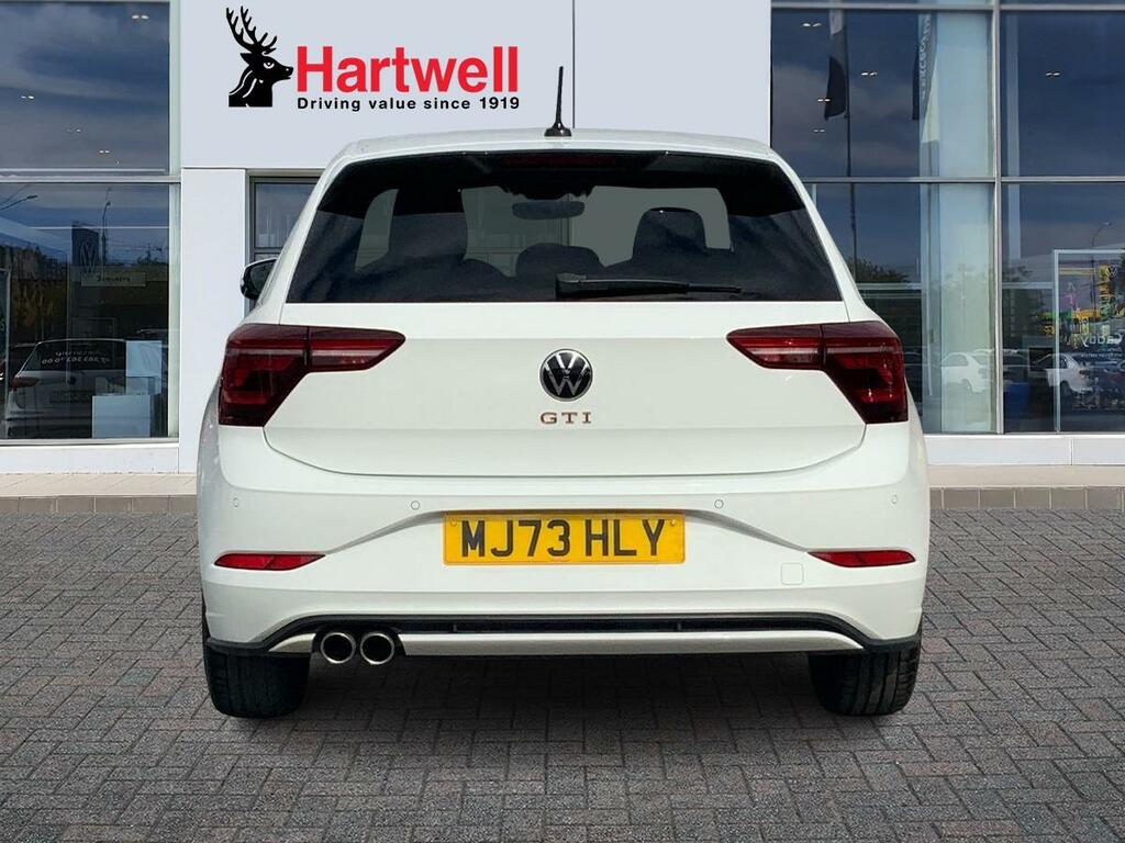 Volkswagen Polo 2.0 Tsi Gti Hatchback Dsg Euro 6 Ss MJ73HLY White #4