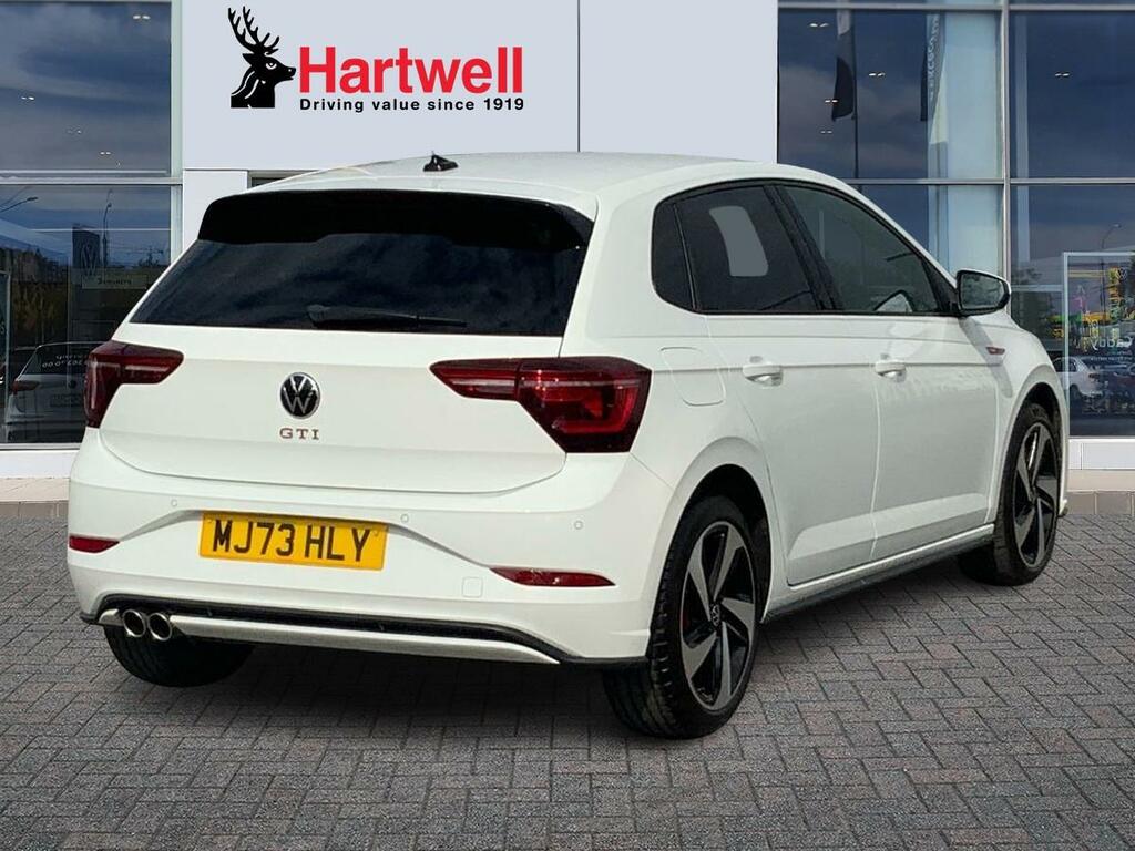 Volkswagen Polo 2.0 Tsi Gti Hatchback Dsg Euro 6 Ss MJ73HLY White #3