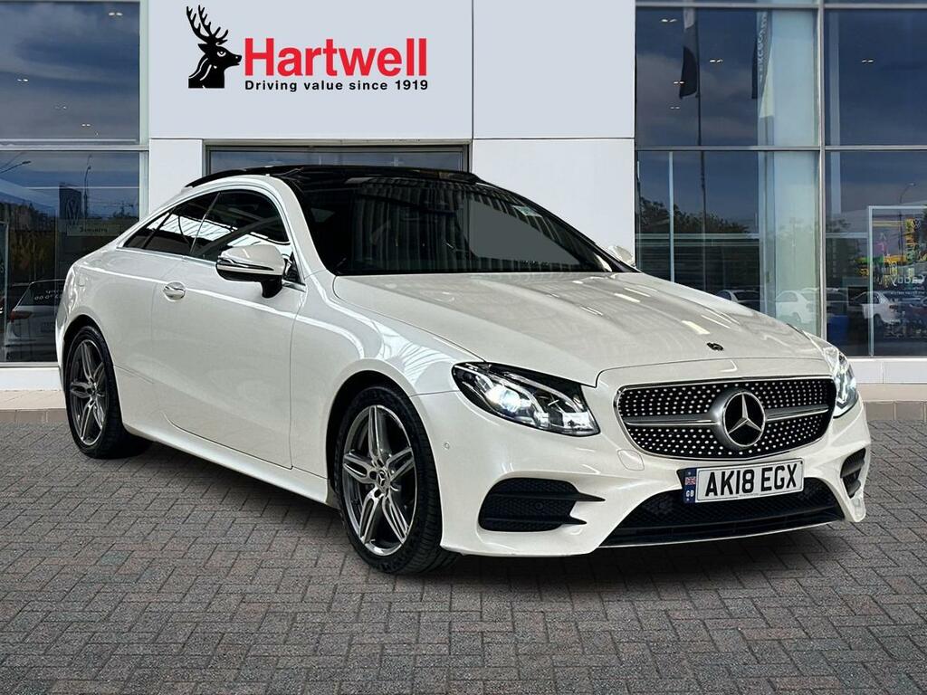 Mercedes-Benz E Class 2.0 E220d Amg Line Premium Coupe G-tr White