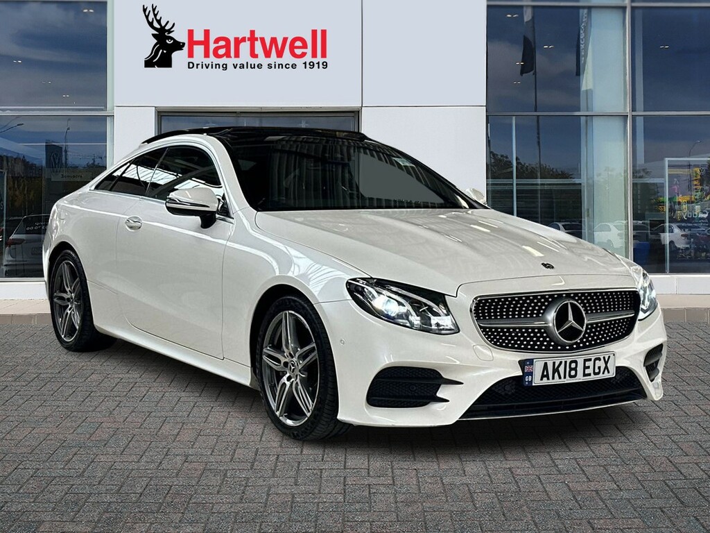 Mercedes-Benz E Class 2.0 E220d Amg Line Premium Coupe G-tr White