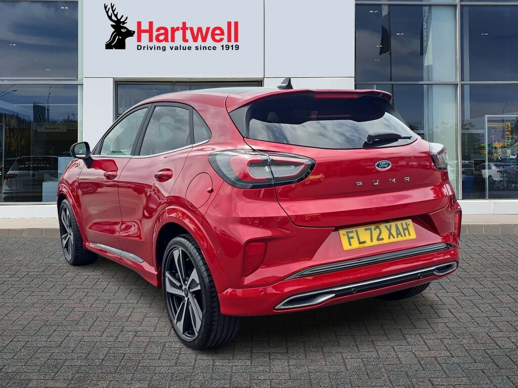 Ford Puma 1.0T Ecoboost Mhev St-line Vignale Suv FL72XAH Red #5