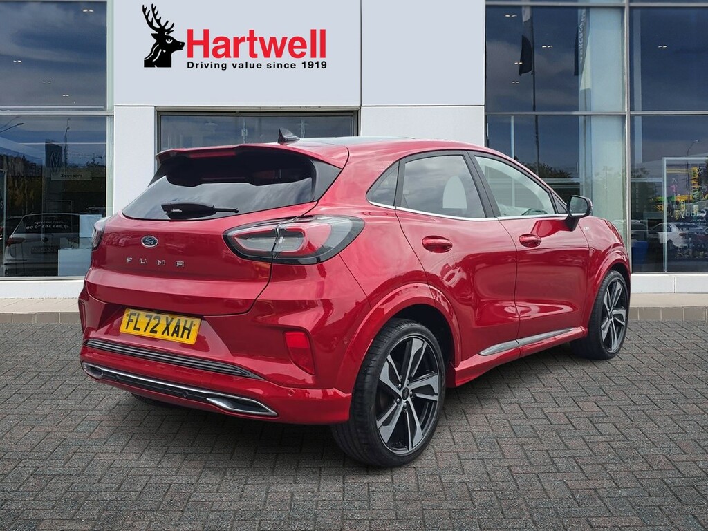 Ford Puma 1.0T Ecoboost Mhev St-line Vignale Suv FL72XAH Red #3