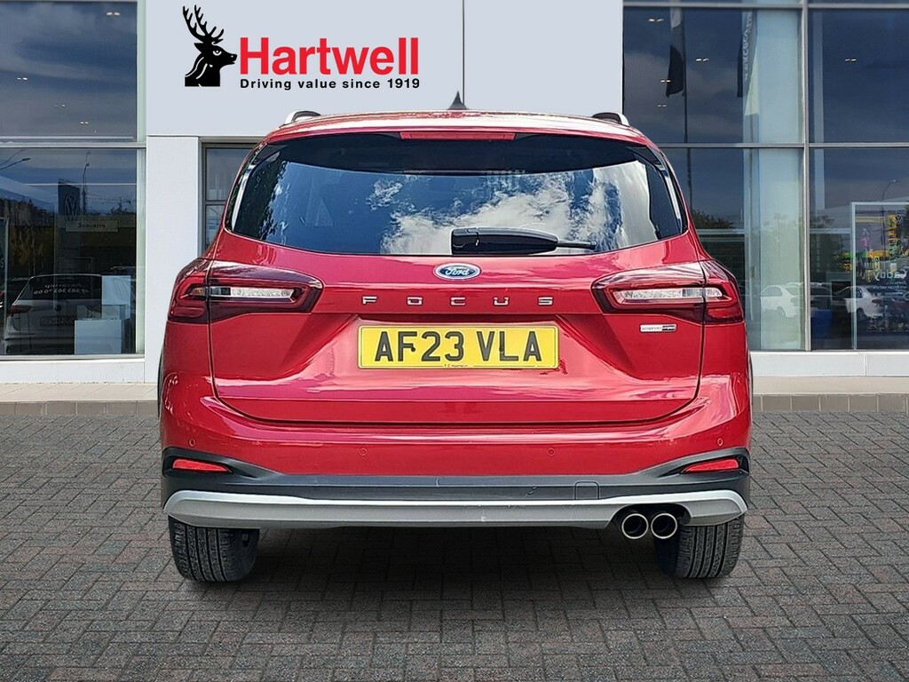 Ford Focus 1.0T Ecoboost Mhev Active X Estate Hybr AF23VLA Red #4