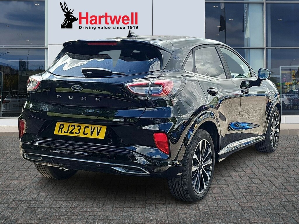 Ford Puma 1.0T Ecoboost Mhev St-line Vignale Suv RJ23CVV Black #3