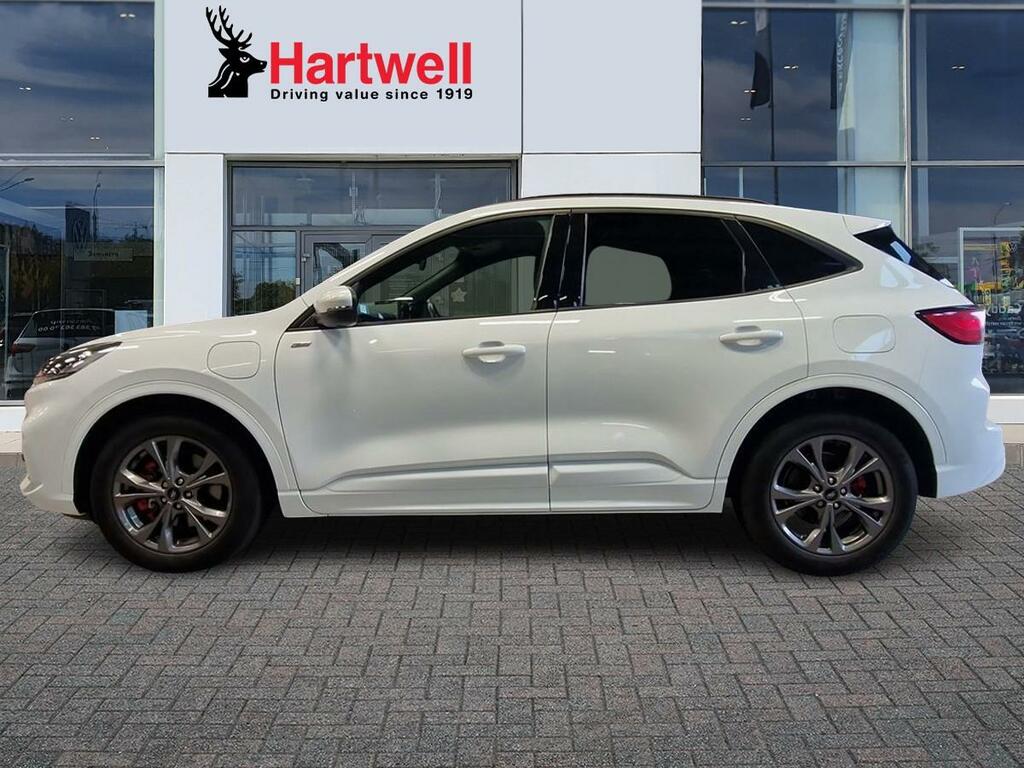 Ford Kuga 2.5 Ecoboost Duratec 14.4Kwh St-line Suv Petro LA21GHK White #6