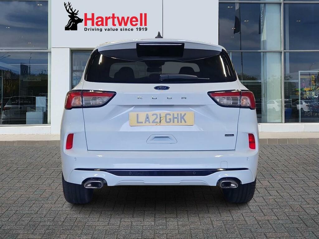 Ford Kuga 2.5 Ecoboost Duratec 14.4Kwh St-line Suv Petro LA21GHK White #4