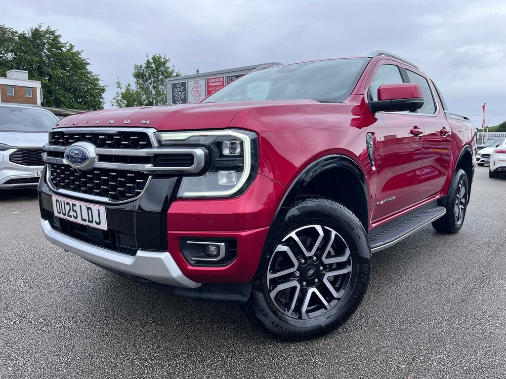 Ford Ranger 3.0 Td V6 Ecoblue Platinum Pickup Double Cab D OU25LDJ Red #2